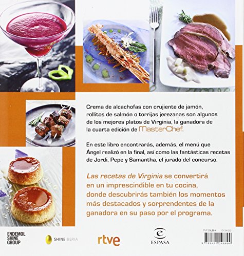 Las recetas de Virginia: Masterchef 4. Ganadora cuarta temporada (GASTRONOMIA)