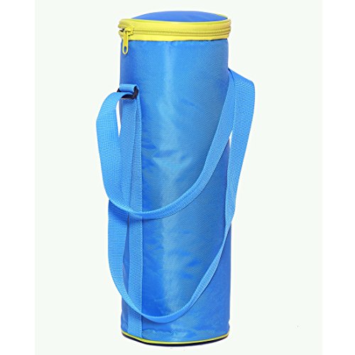 Leberna - Bolsa térmica para botellas de vino, plegable, con correa ajustable
