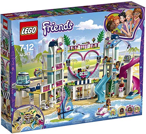 LEGO Friends - Resort De Heartlake City, Juguete de Construcción Parque de Aventuras Acuaticas y Hotel (41347) , color/modelo surtido