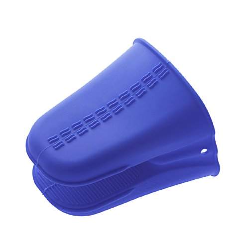 Lékué 0232200Z01U045 - Pinzas de manopla para Cocina (Resistente temperaturas hasta +260 / -60º), Color Azul
