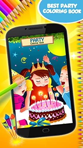 Libro de colorear de fiesta