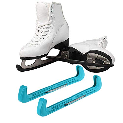 LIOOBO 1 par de patín de Hielo Guarda Zapatos del patín de protección Hoja Ajustable Protector del Protector de la Cubierta de Hielo Figura Hockey Protector para Patines