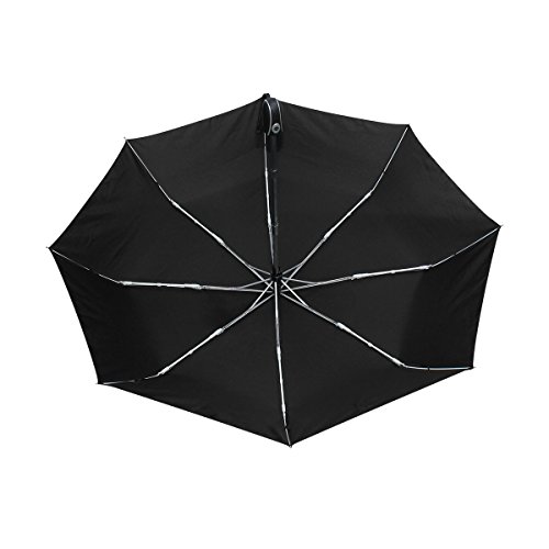 LIUBT Sombrilla de 3 pliegues para Halloween Trick or Treat con cierre automático, parasol antiUV