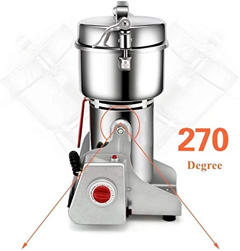 LOGO 7000g eléctrico Grano amoladoras Molino máquina for Uso en el hogar, Acero Inoxidable de moler Grano en máquina for la harina de Trigo Granos, Comercial Polvo Máquina