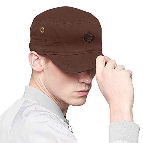 Logotipos tipográficos de Martin Schmetzer Ajustable Snapback Adulto Sombrero Gorra de béisbol Café