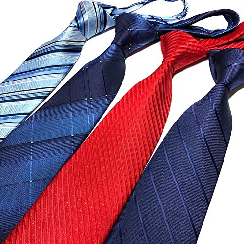 LOOEST Formal de los Hombres Corbata, Corbata de Seda Conjunto con el pañuelo de la mancuerna Boda de Negocios para los Hombres (Color : VC-30)