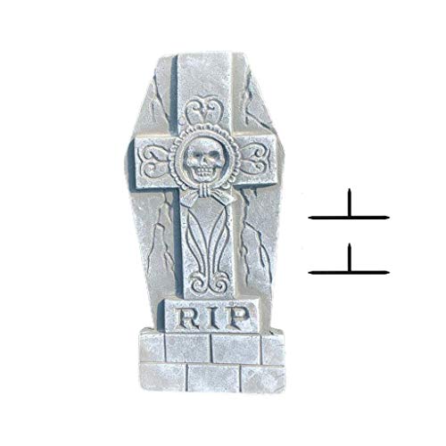 LQH Halloween de 17" Espuma PIR Cementerio Lápidas (1 Pack), lápida Decoración (Size : 4)