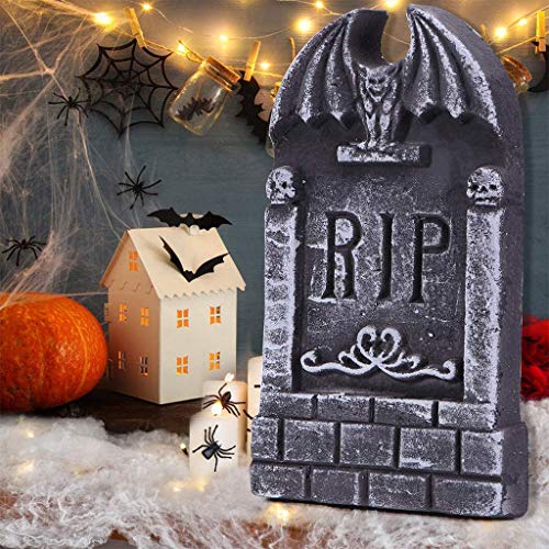 LQH Halloween de 17" Espuma PIR Cementerio Lápidas (1 Pack), lápida Decoración (Size : 4)