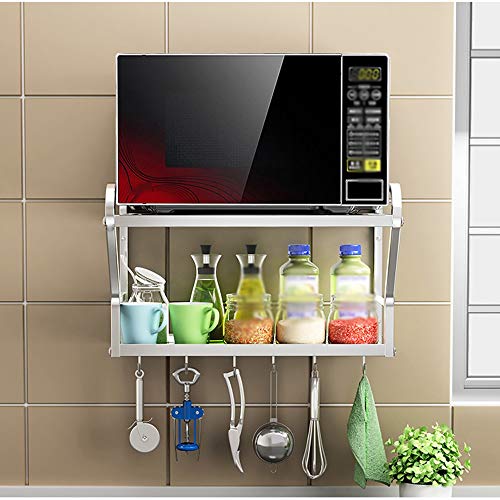 Lsxue Utensilios de Cocina Estante de Almacenamiento Cocina Olla Estante Cocina de inducción Estante de Especias Estante de Gancho Estante de múltiples Funciones Baño Cocina Se Puede Utilizar
