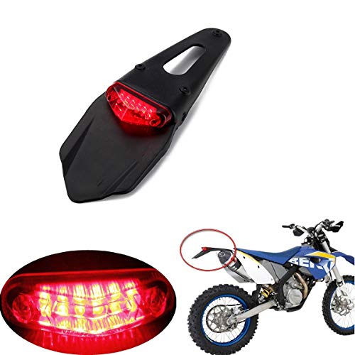 Luz Trasera Led Para Motocicleta Guardabarros Fender Stop Trasero Mx Trail Supermoto