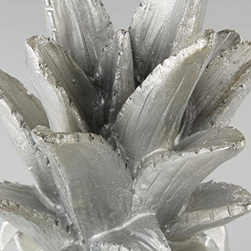 MACOSA WV428 - Figura decorativa de piña vintage, accesorio para el hogar fruta tropical, 33 cm de alto, decoración brillante