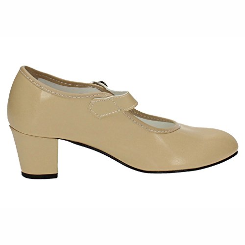 MADE IN SPAIN 15 TACÓN Baile Flamenco NIÑA Zapatos TACÓN Caramelo 37