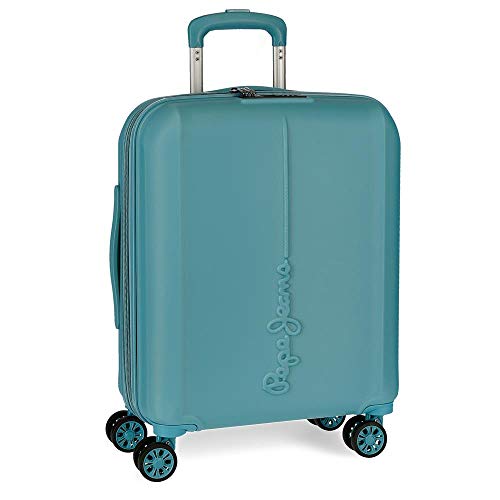 Maleta de cabina Pepe Jeans Glasgow Azul Mar rígida 55cm
