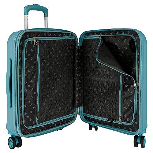 Maleta de cabina Pepe Jeans Glasgow Azul Mar rígida 55cm