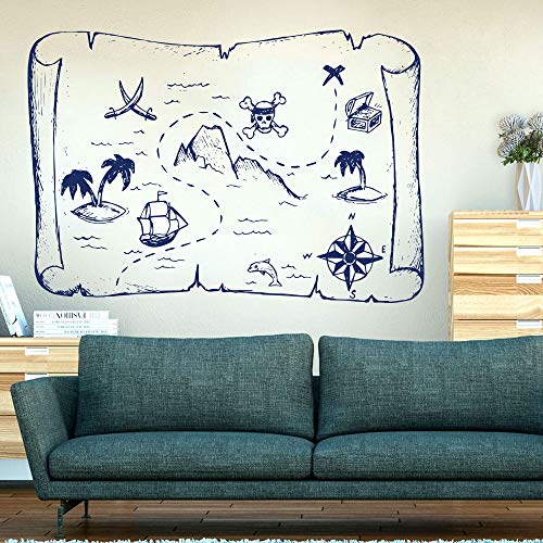 Mandala grande patrón de elefante tatuajes de pared dormitorio vivero selva elefante animal etiqueta de la pared habitación de vinilo decoración ~ 1 45 * 31 cm