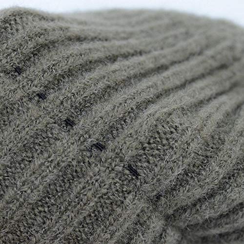 MAOZIm Sombrero de melón de Punto Sombrero frío para Hombre otoño e Invierno para Mujer Hip-Hop Sombrero de Punto Corto y cálido de Hip-Hop