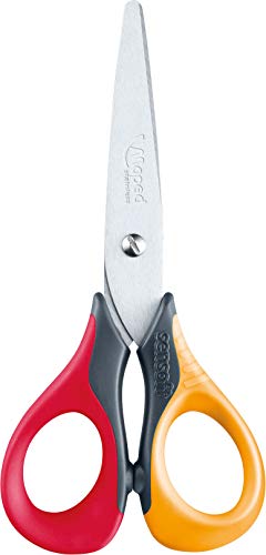Maped 069300 - Tijera ergonómica, 13 cm, colores aleatorios