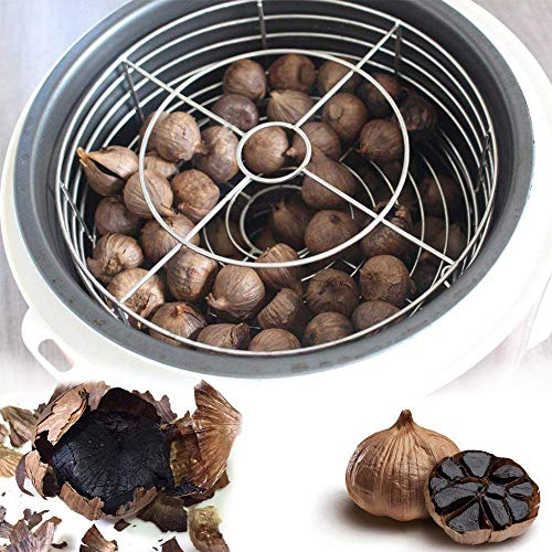 MaquiGra Fermentador Eléctrico de Ajo Negro Máquina Automática de Fermentación para Ajos Negros con Función de Secador Ajuste del Tiempo de Fermentación (6L)