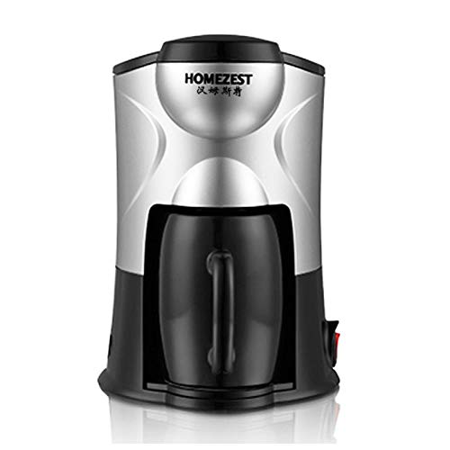 Máquina de café tipo goteo pequeña taza de cerámica portátil para preparar té, color negro