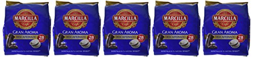 Marcilla monodosis GRAN AROMA DESCAFEINADO - [Pack de 5]