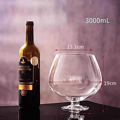 Martini enorme extra grande de cerveza de cristal, vidrio de vino rojo gigante, de gran tamaño Vaso de cerveza, Extra Grande Partido copa de vino, de gran capacidad de la copa de vino