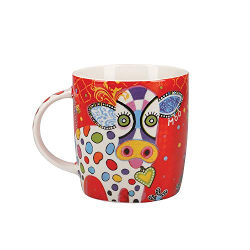Maxwell & Williams Love Hearts - Taza de porcelana (370 ml), diseño de corazones