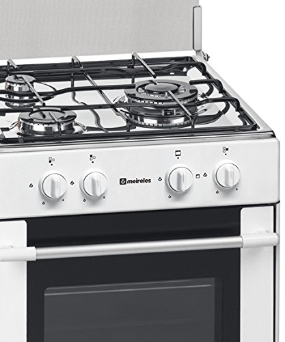 Meireles G 1530 DV - Cocina, Gas butano/propano, 44 L, Giratorio, Frente, Color blanco