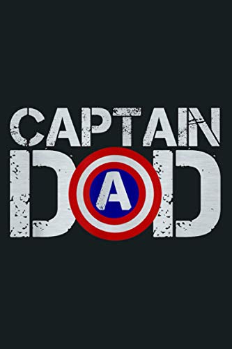 Mens Christmas Gift For Dad Birthday Captain Dad Superhero: : Notebook Planner -6x9 inch Daily Planner Journal, To Do List Notebook, Daily Organizer, 114 Pages