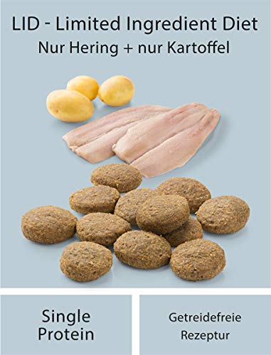 Mera Pure Sensitive Fresh Meat Adult piquetas y Patatas - Pienso seco para Perros con una fórmula sin Cereales y 25% de Carne Fresca