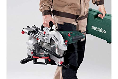 Metabo KGS 216 M 619260000 - Ingletadora con función de tracción para piezas anchas, Hoja de sierra 216 x 30 mm