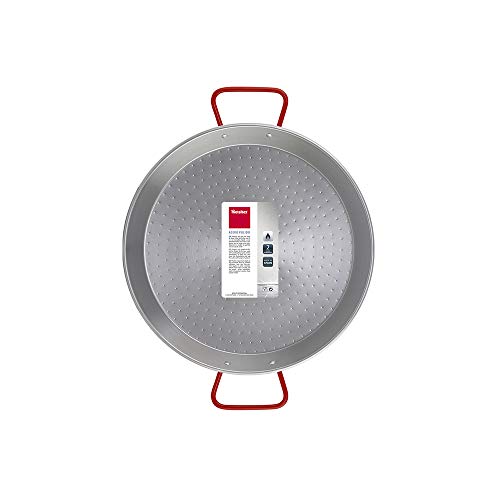 Metaltex - Paellera Acero Pulido 6 Raciones 34 cm