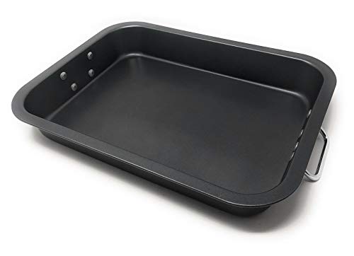MGE - Rustidera de Horno con Asas - Acero al Carbono - Tamaño Grande