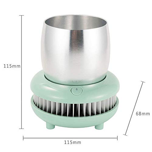 Mini Máquina para Hacer Hielo Portátil Fabricadora de Hielo Taza de enfriamiento instantánea portátil Fabricación rápida de Hielo en 15 Minutos Máquina eléctrica de Bebidas frías