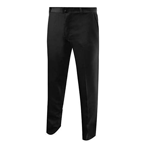 MISEMIYA - PANTALÓN DE Camarero Caballero Barista COCTELERO Pantalon Chino Ref.807-48, Negro
