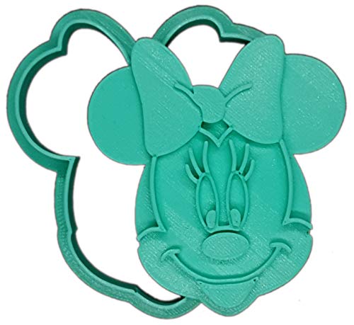 Molde Cortador de Galletas - Dibujos Animados Disney – Minnie Mouse (Turquesa)