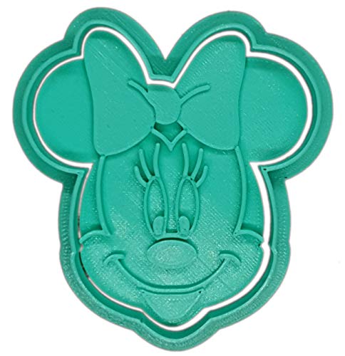 Molde Cortador de Galletas - Dibujos Animados Disney – Minnie Mouse (Turquesa)