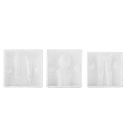 Molde de decoración para el cuerpo humano en forma de gente, moldes de repostería con forma de gente, para hornear, moldes de pastelería para crear para hombres y mujeres y niños