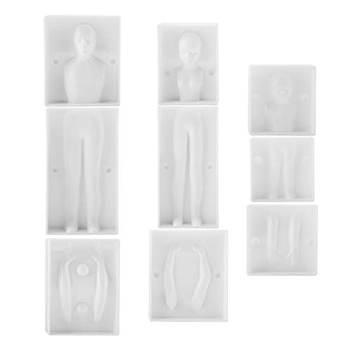 Molde de decoración para el cuerpo humano en forma de gente, moldes de repostería con forma de gente, para hornear, moldes de pastelería para crear para hombres y mujeres y niños