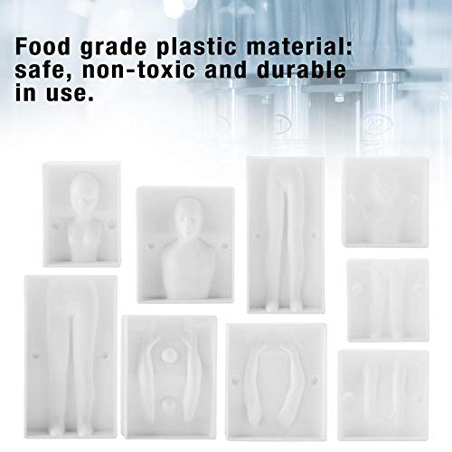 Molde de decoración para el cuerpo humano en forma de gente, moldes de repostería con forma de gente, para hornear, moldes de pastelería para crear para hombres y mujeres y niños