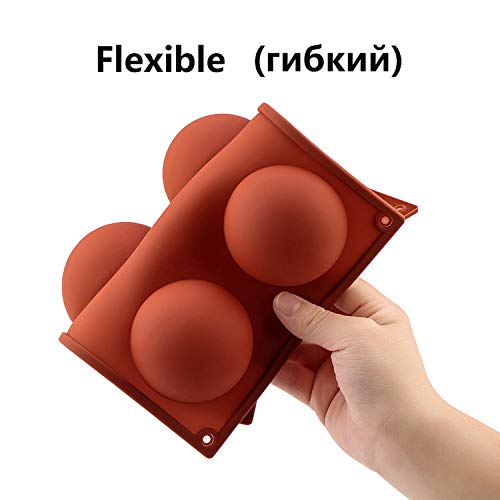 Molde de silicona antiadherente para hornear Molde de silicona para pasteles Pastelería Hornear Chocolate Fondant Utensilios para hornear Molde de postre de forma redonda Decoración DIY-B set 1-