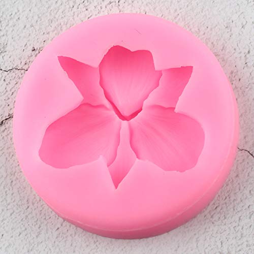 Moldes de Silicona de Flores, Herramientas de decoración de Pasteles     DIY, Molde para Magdalenas de orquídeas, moldes de Pasta de Goma de Chocolate y Arcilla polimérica para Dulces
