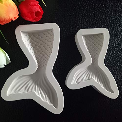 Moldes de silicona para repostería Mini herramientas para hornear cola de pescado