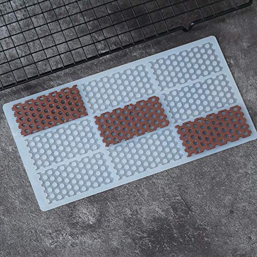 Moldes Para Galletas Molde De Silicona En Forma De Panal Herramientas De Decoración De Pasteles Hoja De Transferencia De Chocolate Molde Molde Para Hornear