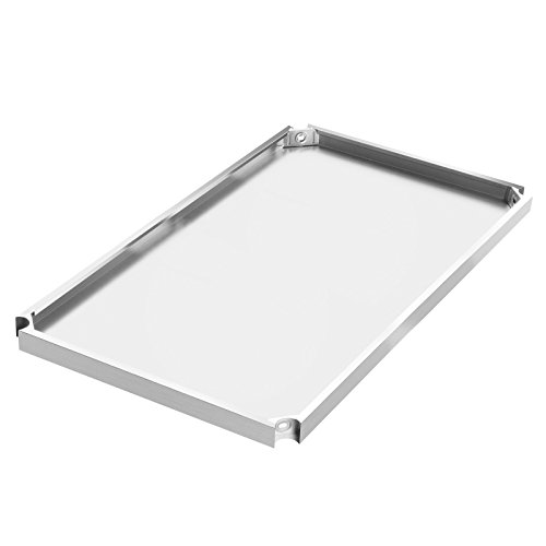 Moracle Mesa de Trabajo de Cocina Profesional 60x90x80cm Mesas de Cocina de Acero Inoxidable Tabla Mesa para Cocina Bar Restaurante Escuela (60x90x80cm)