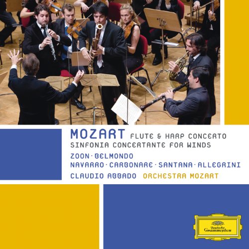 Mozart - Sinfonia Concertante For Winds; Flute & Harp Concerto