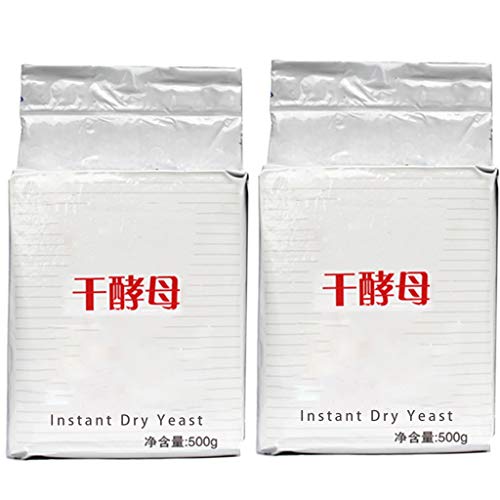 Museourstyty - Polvo de levadura seca para bollos al vapor, levadura fresca para hacer pan, ingrediente 500 g