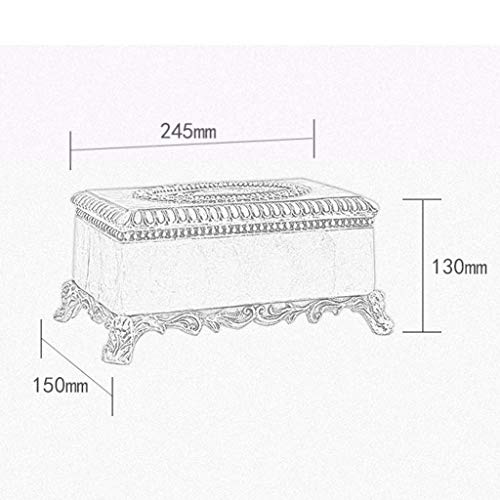 NA YHSMZ Tejido Cubierta de la Caja, sostenedor del Tejido, Decorativo Caja de la servilleta de la Cubierta, de baño y de Oficina