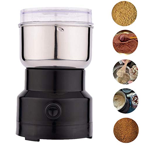 N/B Molinillo De Cereales Portátil, Molinillo De Especias De Molino Herramienta para Molienda De Especias De Café En Grano, Adecuado para 4-5 Personas, 3 Velocidades
