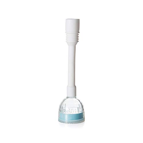 ndier ahorro de agua grifo autor ajustable ahorro de agua grifo Boquilla de filtro de boquilla giratoria 360??° Rotación Agua economizador de agua (Largo, Azul)