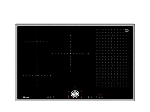 Neff T58BT20N0 Integrado Inducción Negro, Acero inoxidable hobs - Placa (Integrado, Inducción, Vidrio y cerámica, Negro, Acero inoxidable, Acero inoxidable, AENOR, CE)